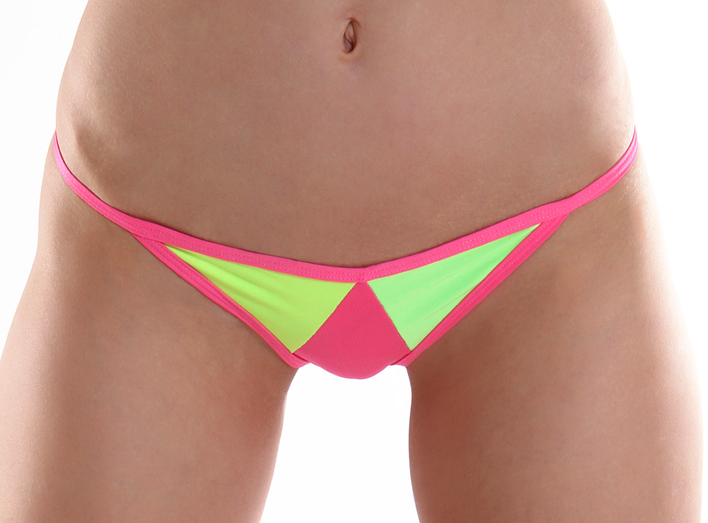 Sexy Neon Poly Bikini Thong 3 Coloured Gogo Mini Slip 36 38 40 S M L Sexy Ebay 
